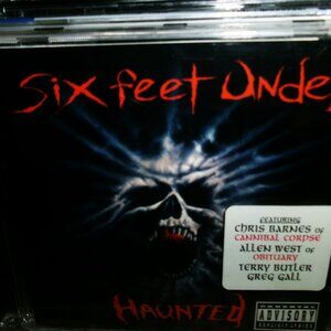 six feet under haunted sealed 1995 cd - hardore death metal cannibal corpse